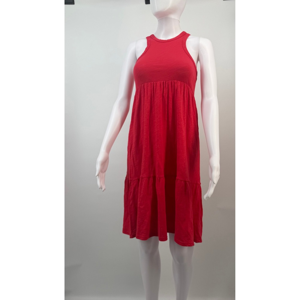 Bobi Los Angeles Red Sleeveles Tank Dress